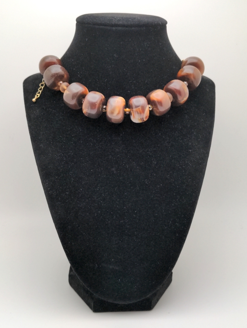 381MIDALANE Dark Cocoa Dopamine Artisan Choker